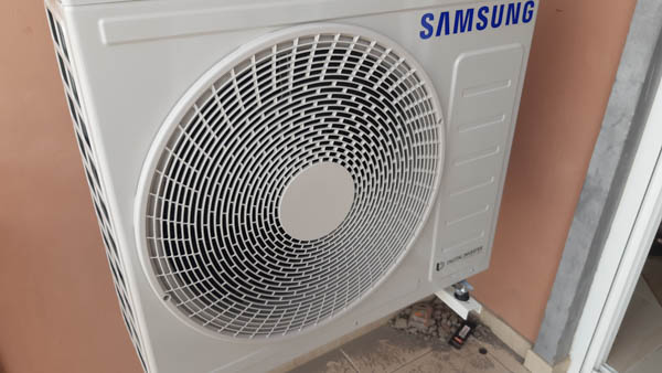 Aire acondicionado samsung en exterior