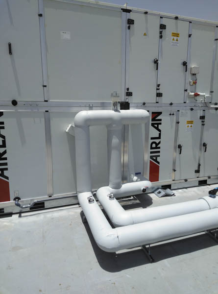 Tubos exteriores de instalación de aire acondicionado Airlan