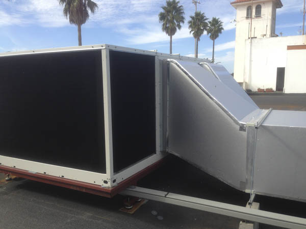 Aire acondicionado exterior industrial